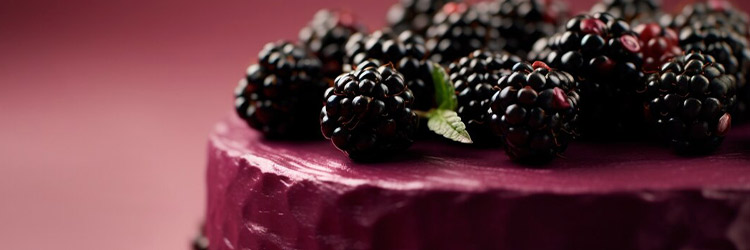Filling Cream With Blackberries: A Novelty For Horeca